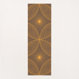 Dekoratives, elegantes, abstraktes Mandala-Muster Yogamatte