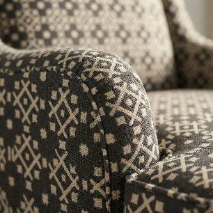 Dekoratives, elegantes, geometrisches Muster in Sc Stoff