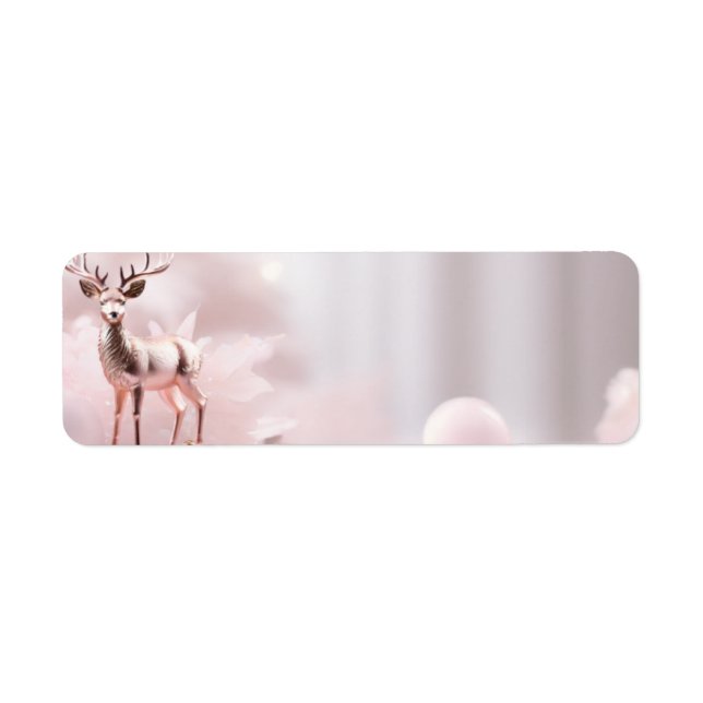 Dekoratives Fairy Pink Holiday Rücksendeadresse La (Vorne)