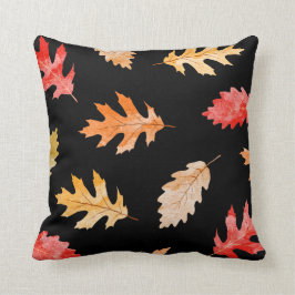 Dekoratives Fall-Kissen| Watercolor-Herbst-Blätter Kissen