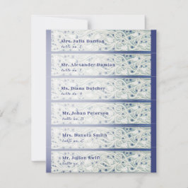 Dekoratives Foliage Weihnachtsfest Einladung