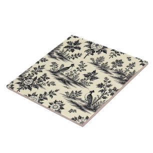 Dekoratives französisches Toile-Muster Fliese