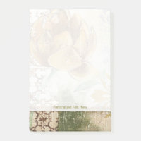 Dekoratives Fresco-Design mit Globe-Blume