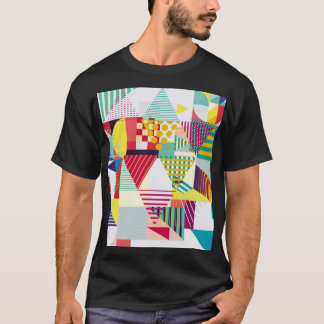 Dekoratives geometrisches, abstrakt nahtloses Must T-Shirt
