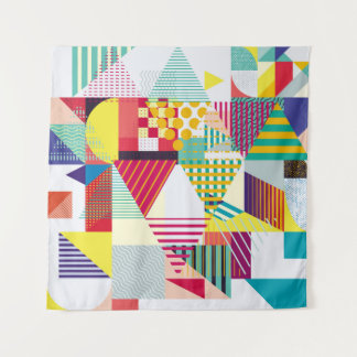 Dekoratives geometrisches, abstrakt nahtloses Must Wandteppich