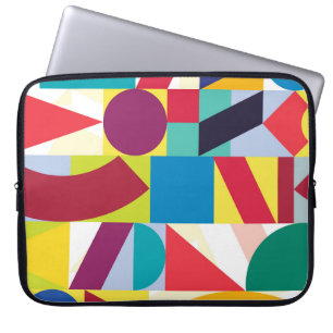 Dekoratives geometrisches Abstraktes Vintages Must Laptopschutzhülle