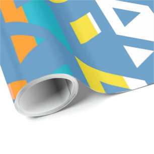 Dekoratives geometrisches Mosaikmuster #5 Geschenkpapier