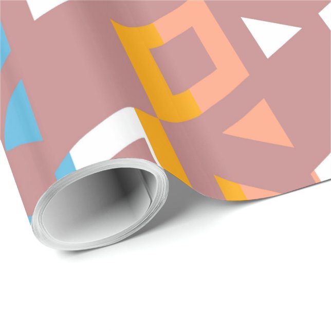 Dekoratives geometrisches Mosaikmuster #6 Geschenkpapier (Rolleneckpunkt)