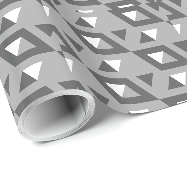 Dekoratives geometrisches Mosaikmuster #8 Geschenkpapier (Rolleneckpunkt)