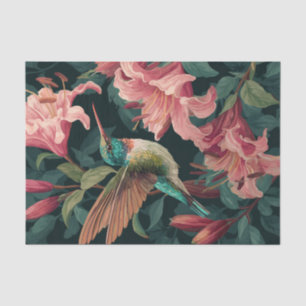 Dekoratives Geschenkpapier Seidenpapier Kolibri