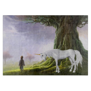 Dekoratives Glassschneidebrett 38 cm x 28 cm Schneidebrett