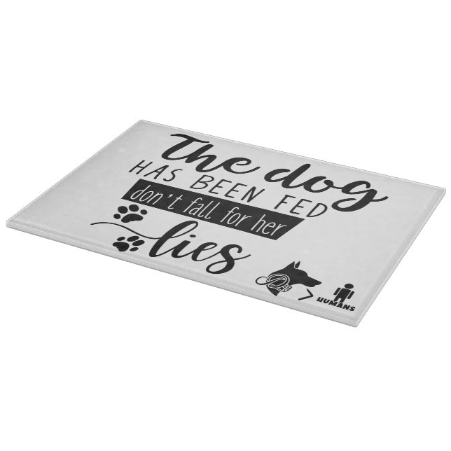 Dekoratives Glassschneidebrett 38 cm x 28 cm Schneidebrett (Ecke)