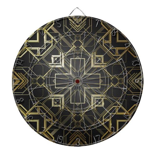 Dekoratives Gold Dartscheibe (vorne)