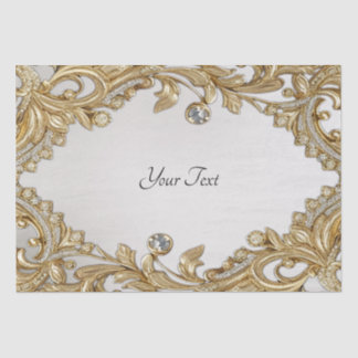 Dekoratives Gold-Tissue Seidenpapier