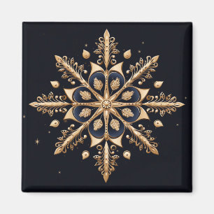 Dekoratives Golden Holiday Magnet