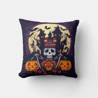 Dekoratives Halloween-Kissen - "Home Sweet Haunte Kissen