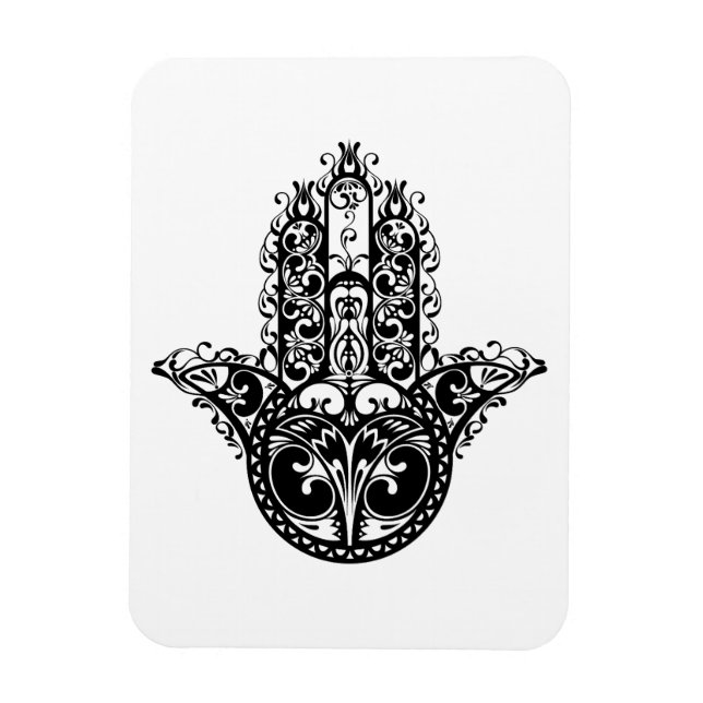 Dekoratives Hamsa Design Magnet (Vertikal)