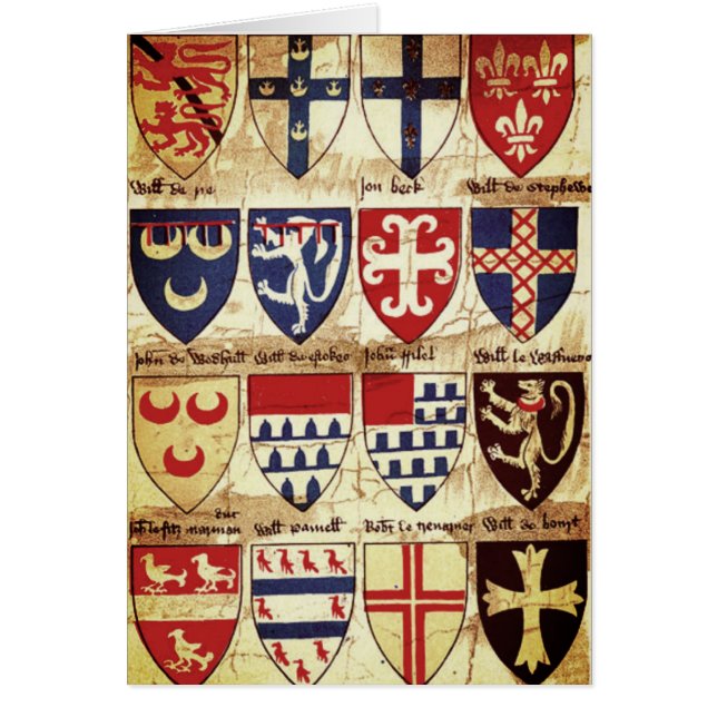 Dekoratives Heraldik-Muster (Vorne)
