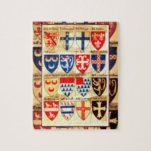 Dekoratives Heraldry Muster Jigsaw Puzzle