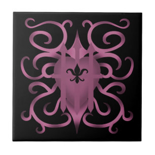 Dekoratives Herz Fliese