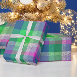 Dekoratives Karo Geschenkpapier