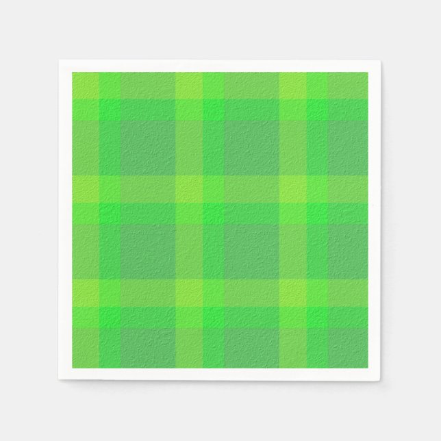 Dekoratives Karo Serviette (Vorderseite)