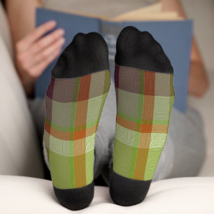 Dekoratives Karo Socken