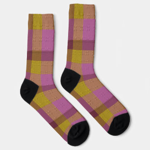 Dekoratives Karo Socken