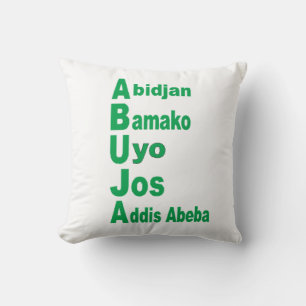 Dekoratives Kissen 40x40cm AFRIKA TOURISMUS