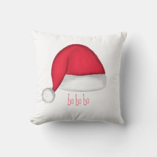 Dekoratives Kissen in Form eines Weihnachtsmannhut
