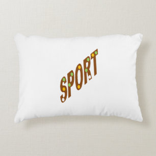 Dekoratives Kissen Kinder SPORT SCHOKOLADE BONBON