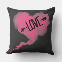 Dekoratives Kissen Love Herz Wolke