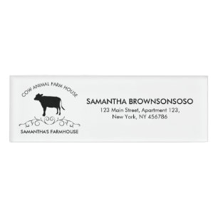 Dekoratives landwirtschaftliches Erbe   Klassische Namenschild