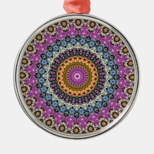 Dekoratives Mandala Ornament Aus Metall