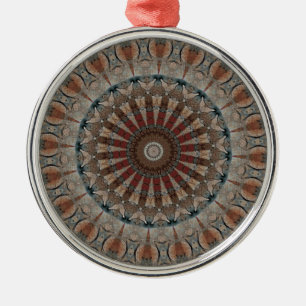 Dekoratives Mandala Ornament Aus Metall