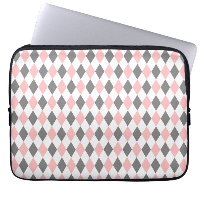 Dekoratives Mosaikmuster Laptopschutzhülle (Vorderseite)