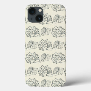 Dekoratives Muschel-Muster Case-Mate iPhone Hülle