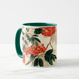 Dekoratives Muster der Berry Floral Tasse
