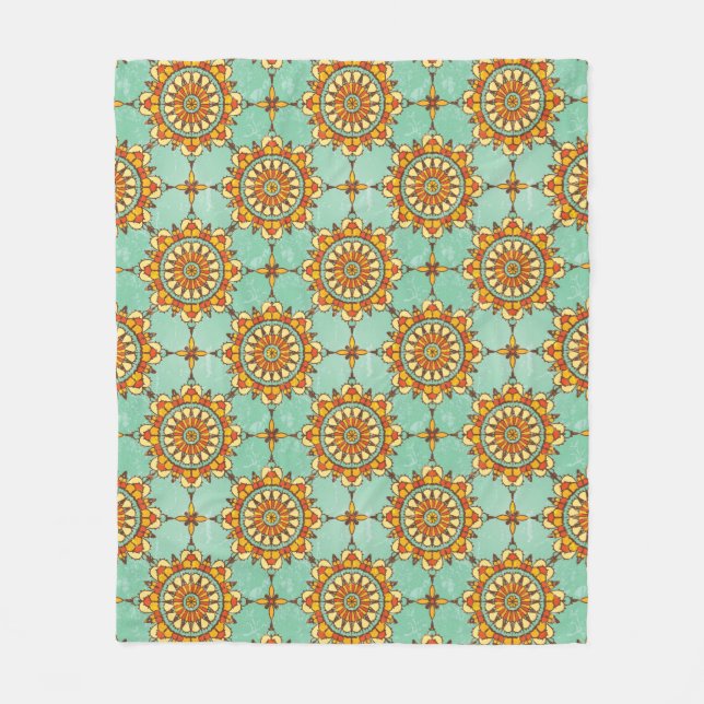 Dekoratives Muster Fleecedecke (Vorderseite)