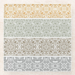 Dekoratives Muster Glasuntersetzer