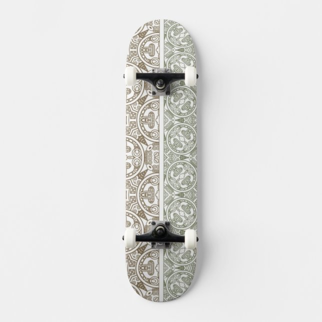 Dekoratives Muster Skateboard (Vorderseite)