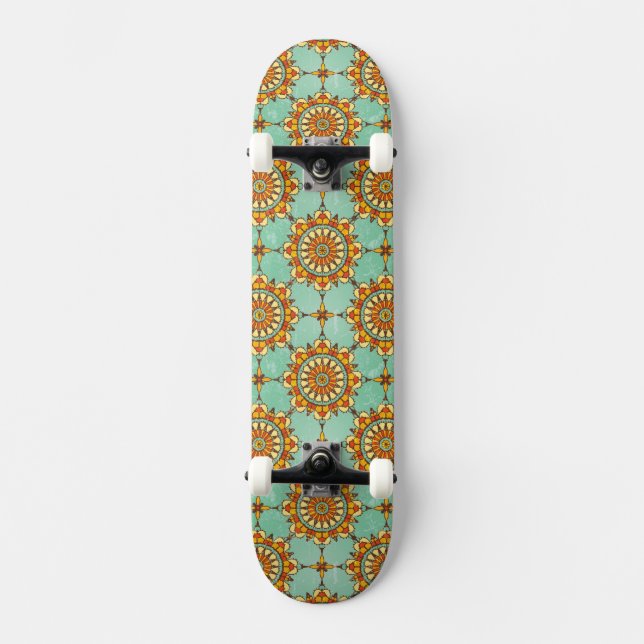 Dekoratives Muster Skateboard (Vorderseite)