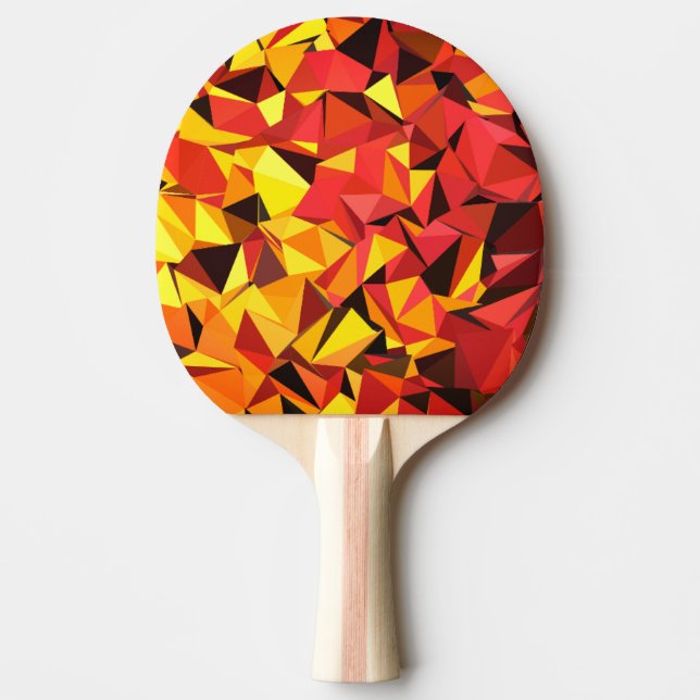 Dekoratives Muster Tischtennis Schläger (Vorderseite)