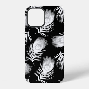 Dekoratives nahtloses Muster mit schönem Pfau iPhone 12 Hülle