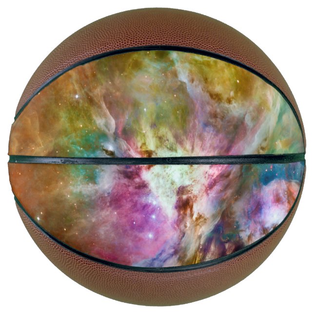 Dekoratives Orion Nebula Galaxy Space Foto Basketball (Vorderseite)