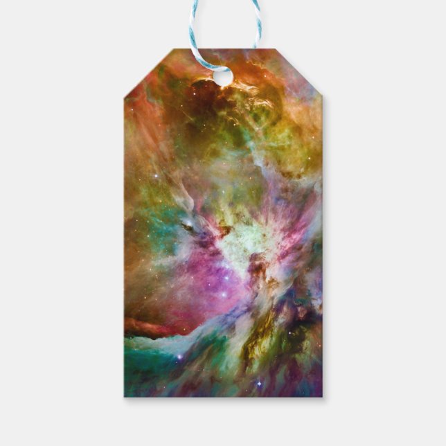 Dekoratives Orion Nebula Galaxy Space Foto Geschenkanhänger (Vorderseite)