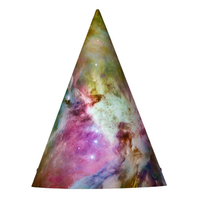 Dekoratives Orion Nebula Galaxy Space Foto Partyhütchen (Vorderseite)