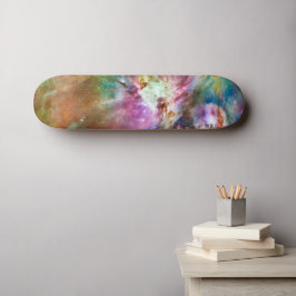 Dekoratives Orion Nebula Galaxy Space Foto Skateboard