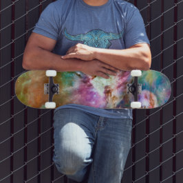 Dekoratives Orion Nebula Galaxy Space Foto Skateboard