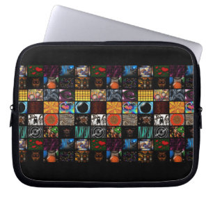Dekoratives Pop-Art-Muster Laptopschutzhülle